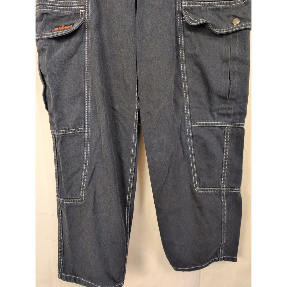 BDG Relaxed Skate Jean black Size 30 Cargo Y2K Grunge Utility Baggy Streetwear - Picture 6 of 9